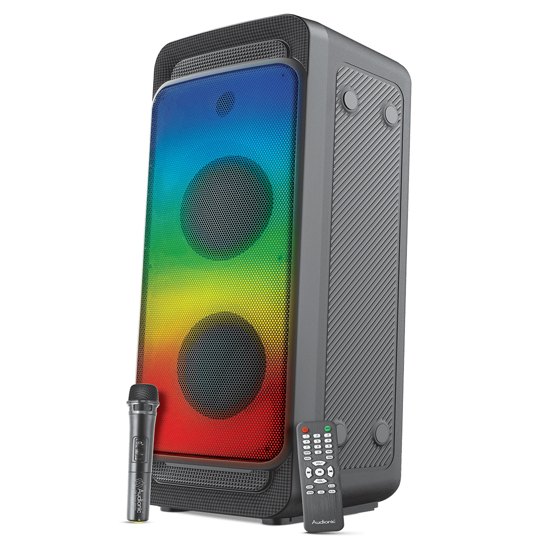Audionic Hummer H40 – 30W RGB Trolley Speaker with Mic & TWS